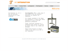 Tablet Screenshot of geo-integration.com